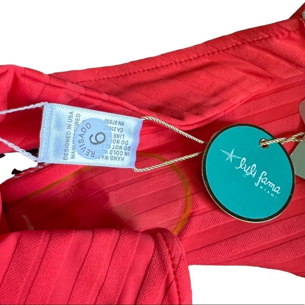 Luli Fama Corazon de Seda High Leg Bikini Bottom nwt - Picture 3 of 6